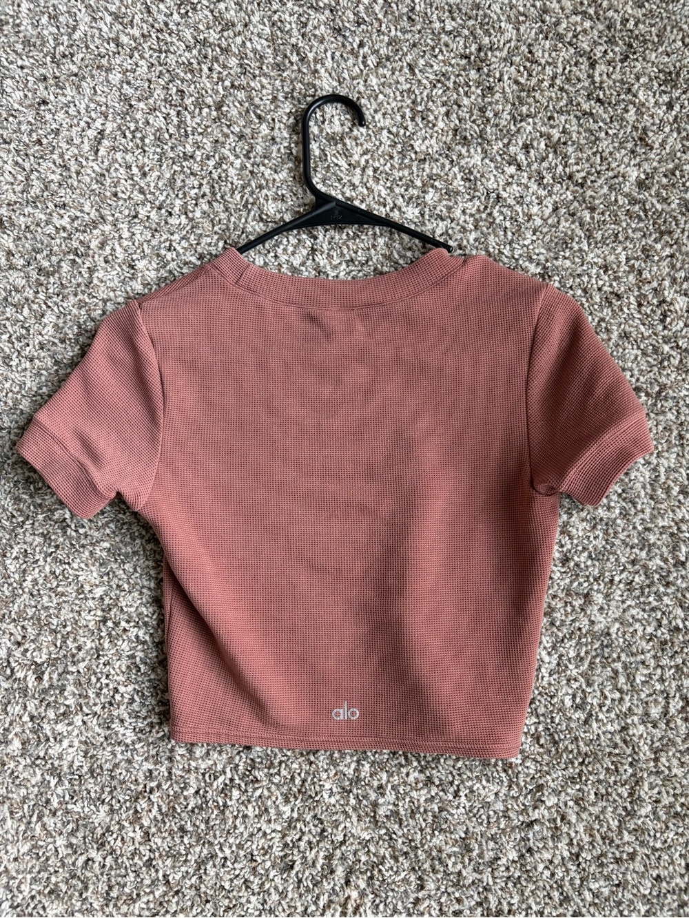 Alo Yoga Waffle Crop Top